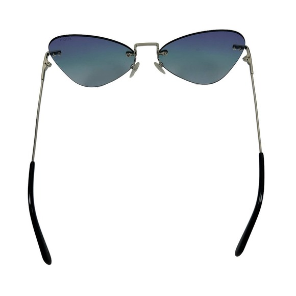 Emilio Pucci Blue Tinted EP13316Y Triangular Ombre Sunglasses - Picture 3 of 5